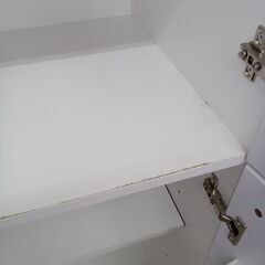 ★リユースのサカイ水戸店★  収納棚 ホワイト H180×D45.5×W60 クリーニング済み MT6038の画像