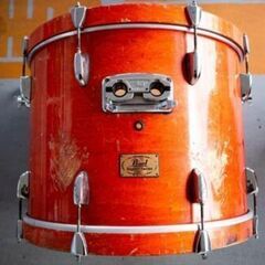 NATAL ZENITH ドラムセットオレンジの画像