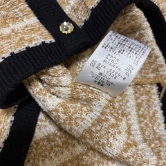 Vis ビス ツイード風カーディガン Mの画像