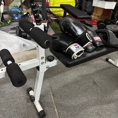 トレーニングベンチ ボクシング セット グローブ ヘッドギア プロテクター パンチングミット エバーラスト  トレーニング ボクササイズ ダイエット 筋トレ ホームジムの画像