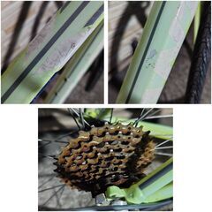 中古自転車 3×9段変速 430MM GIANT クロスバイク 軽整備済み 防犯登録対応 町田市 相模原市 MM874の画像