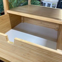 🌲美品🌲IKEA NORDKISA サイドテーブル イケア ノールドシーサシリーズ ナチュラルカラー  No.2635 NHの画像