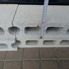 コンクリートブロック　6個セットの画像