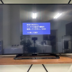 Panasonic 液晶テレビ① 49型　2015年の画像