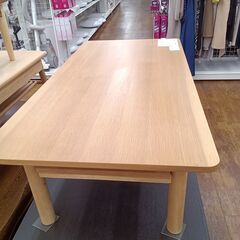★リユースのサカイ水戸店★ 無印良品 ローテーブル 木目調ライトブラウン H35×D55×W110 クリーニング済み MT6040の画像