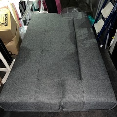 ⭐︎ソファーベッド3人掛け/関家具/千鳥柄/送料設置無料！オシャレデザイン！の画像