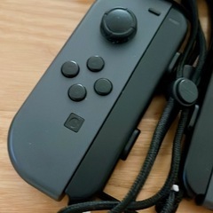 Nintendo Switch Joy-Con グリップ ストラップ セット　黒　ブラックの画像