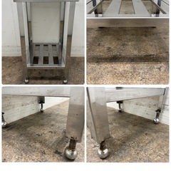ステンレス　業務用　作業台　厨房　飲食店　W４５０ｘＤ４５０ｘH８３０ｍｍの画像