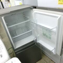 冷蔵庫 126L 2019年製 アクア AQR-13H AQUA シルバー 2ドア コンパクト 100Lクラス 百Lクラス 札幌市 西野店の画像