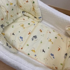 アカチャンホンポ　バッグdeクーファン　持ち運び　布団　どうぶつ柄　ベビー布団の画像