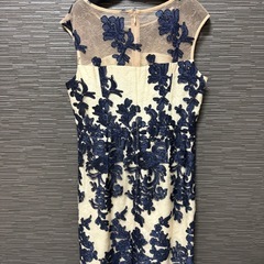 【グレースコンチネンタル　ダイアグラム】刺繍ノースリーブワンピースの画像