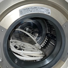 ⭐︎SHARPプラズマクラスター/10㌔ドラム式洗濯機/乾燥6㌔/まだまだバリバリの画像