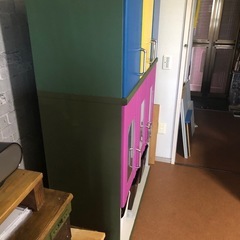 DIY多目的収納棚リメイク完成❣️の画像