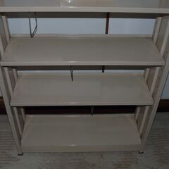 無料配達します🚚本棚💖スチールラック💖幅80×奥25×高155㎝💖の画像