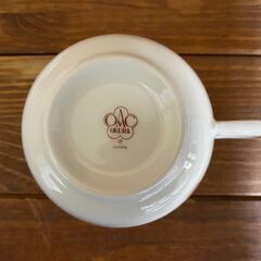 【愛品倶楽部柏店】大倉陶園　モーニングカップ＆ソーサー　小花柄　　金彩　６客の画像