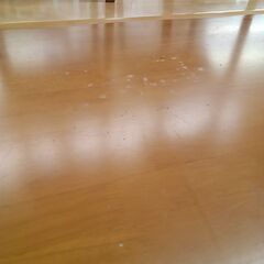 ★ジモティ割あり★ ニトリ ダイニングテーブル ナチュラル H70×D80×W120 クリーニング済み TK7093の画像