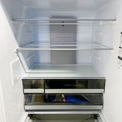 高年式 2024年製 AQUA/アクア 4ドア冷蔵冷凍庫 430L 右開き DELIE+ AQR-VZ43R クリスタルシェルホワイト 中古家電 店頭引取歓迎 uR10184の画像