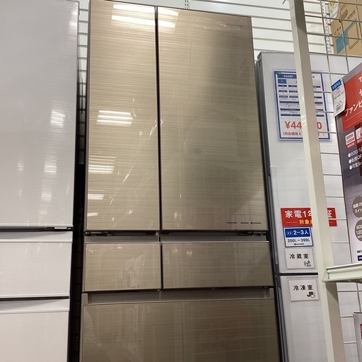 【安心！6ヶ月間の保証付き！】Panasonic 6ドア冷蔵庫　入荷しました！