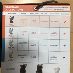 【美品】エルゴベビー抱っこ紐の画像