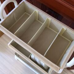 おむつストッカー ベビー用品 3段 キャスター付き 赤ちゃん用の画像