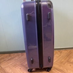 【スムーズに動きます！】キャリーケース　青紫の画像