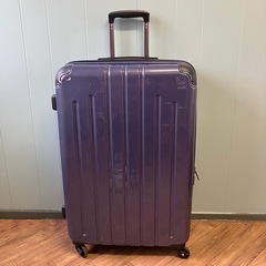 【スムーズに動きます！】キャリーケース　青紫の画像