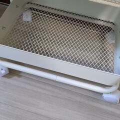 おむつストッカー ベビー用品 3段 キャスター付き 赤ちゃん用の画像