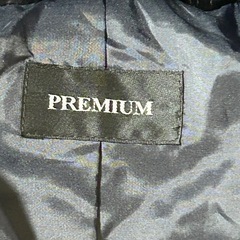 PRDMIUM プレミアム ラクーンファー付き ダウンジャケット チョコブラウンの画像