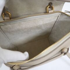 NR54　kt14619tm【CELINE】ベルトバッグナノ　グレインレザー　189003の画像