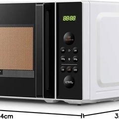 COMFEE' 電子レンジ 17L ヘルツフリー 全国対応 単機能 レンジ マイコン式 ターンテーブル カンタン操作 自動メニュー搭載 広々庫内 シンプル 一人暮らし 3段出力 タイマー付き 新年 新生活 CFM-BM172【マイコン式】 の画像