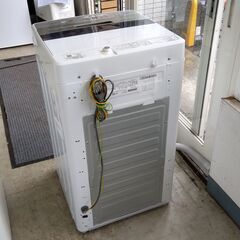 洗濯機 4.5㎏ 2021年製 アクア AQW-S45J AQUA 単身・1人暮らし 全自動洗濯機 コンパクト 札幌市 中央区 南12条の画像