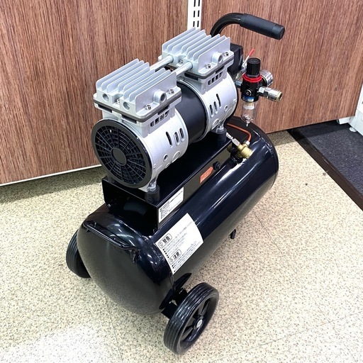 100V オイルレス静音タイプ コンプレッサー 24L DZW024BK 【店頭引取限定】
