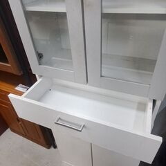 【リサイクルショップどりーむ天保山店】No.4719　食器棚　スリムタイプ　写真参照🎵　の画像
