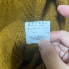 BEAUTY&YOUTH UNITED ARROWS ウール100％ クルーネックニット Sサイズ ブラウン 美品 秋冬の画像