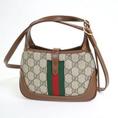 NR55　kt12810tm【GUCCI】 ジャッキー1961　GGスプリームキャンバス　637092の画像