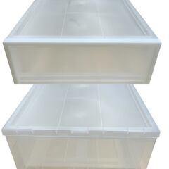 【レガストック川崎本店】無印良品 ポリプロピレン 衣装ケース 小 約幅４０ｘ奥行６５ｘ高さ１８ｃｍの画像