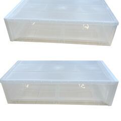 【レガストック川崎本店】無印良品 ポリプロピレン 衣装ケース 小 約幅４０ｘ奥行６５ｘ高さ１８ｃｍの画像