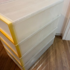 【11/5まで】無印良品　衣装ケース×4点　積み重ね可能　シングルベッド下の画像
