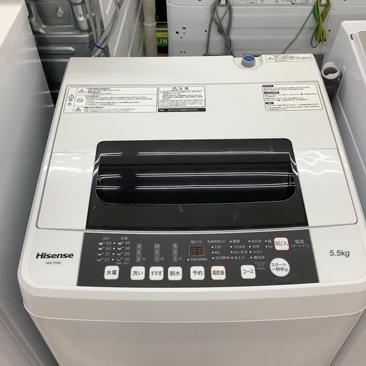 Hisenseの全自動洗濯機のご紹介です