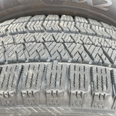 ①185/65R15アルミホイール　ブリヂストンブリザックVRX2トヨタ純正アルミ付きスタッドレスタイヤ　30プリウス PCD100の画像