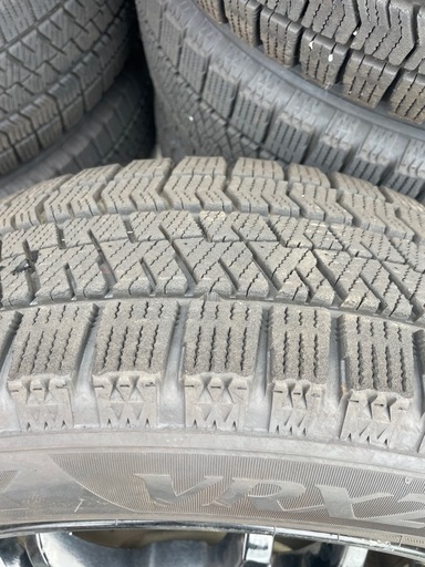 ①185/65R15アルミホイール　ブリヂストンブリザックVRX2トヨタ純正アルミ付きスタッドレスタイヤ　30プリウス PCD100