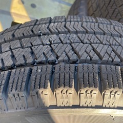 ②185/65R15アルミホイール　ブリヂストンブリザックVRX2トヨタ純正アルミ付きスタッドレスタイヤ　30プリウス PCD100の画像