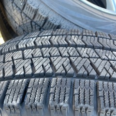 ②185/65R15アルミホイール　ブリヂストンブリザックVRX2トヨタ純正アルミ付きスタッドレスタイヤ　30プリウス PCD100の画像