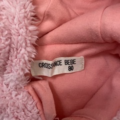 49 女児ベビー服　もこもこの画像