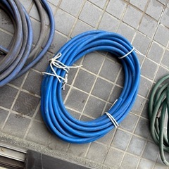園芸　ガーデニング　水道用給水ホース　糸入りホース ネット入ホース 散水ホース 　水道ホース　ホースリール　3本まとめて　福岡　田川市　　　の画像