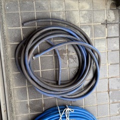 園芸　ガーデニング　水道用給水ホース　糸入りホース ネット入ホース 散水ホース 　水道ホース　ホースリール　3本まとめて　福岡　田川市　　　の画像