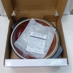海外・日本製品のサルベージ品　土鍋　９号　あめ釉　直火・IH対応の画像
