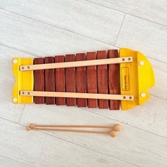 ボーネルンド おさかなシロフォン 木琴　バチ２本付き 知育玩具の画像