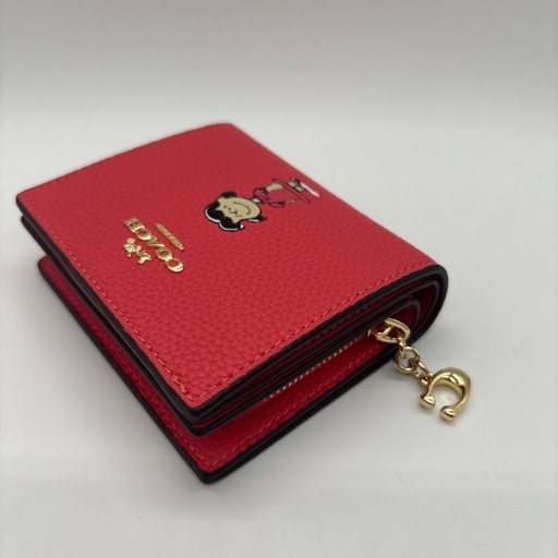 新品未使用　【COACHxPEANUTS】 スナップ　ウォレット•ルーシー