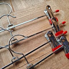 クリップハンガー スカートハンガー 4本の画像